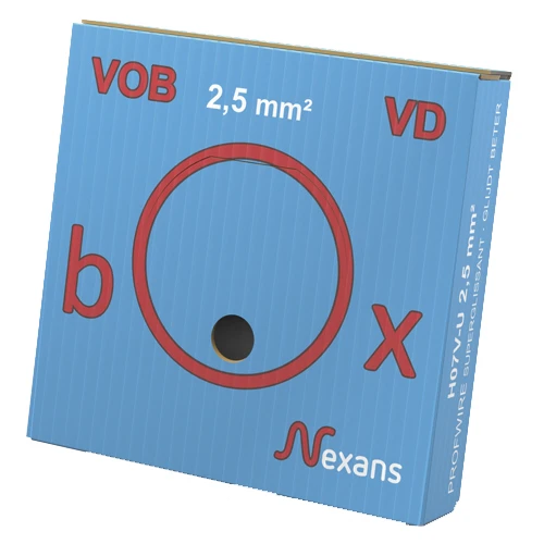 Nexans H07V-U Eca Installatiedraad 2.5mm² blauw 100M 10533331