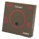 Nexans H07V-U Eca Installatiedraad 1.5mm² bruin 100M 10546311