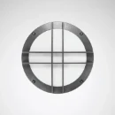 Trilux Skeo Circ Armatuurafdekking + beschermrooster 265x265x75mm Ø265mm 7159800