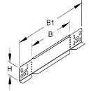 Niedax RA eindplaat / verloopplaat (kabelgoot) 150x60mm sdz 161327