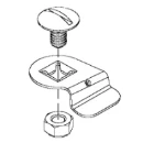 Niedax RDRS draaisluiting voor kabeldraagsysteem Staal sdz 161836
