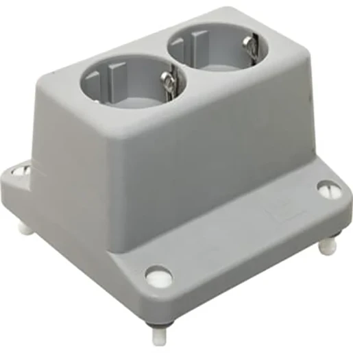 ABB Deksel met 2-voudige wcd grijs