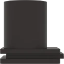 ABB Inzetstuk zwart voor 3640 1x19 mm gerecycled kunststof