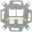 ABB Busch-Jaeger Communicatieadapter Keystone Modular Jack 2-voudig zilver