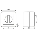Jung WG 800 Jaloezieschakelaar Draaiknop 1P IP44 834.10W