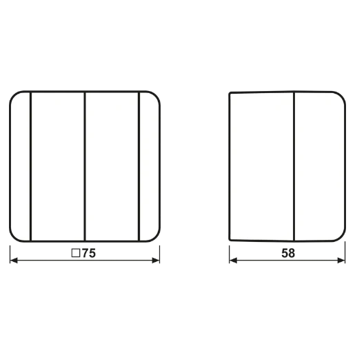 Jung WG 800 Jaloezie-impulsdrukker Wip 1P IP44 839VW