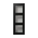 Jung Opbouwkap A550 grafietzwart mat 3-voudig