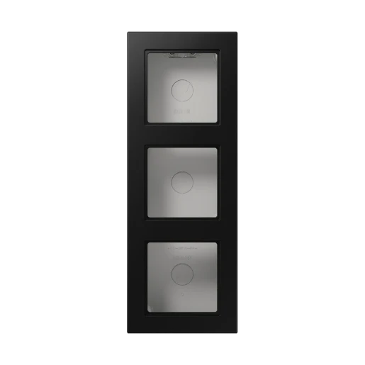 Jung Opbouwkap A550 grafietzwart mat 3-voudig