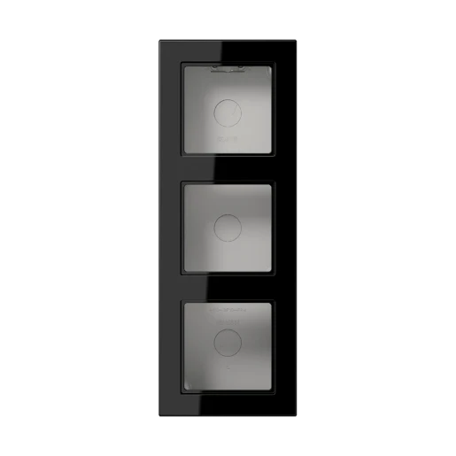 Jung Opbouwkap A550 zwart 3-voudig