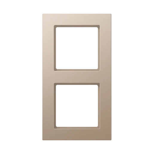 Jung Afdekraam A550 champagne slagvast 2-vdg