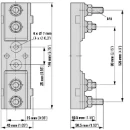 Eaton ZEKERINGHOUDER HOGE SNELHEID 400 A AC 1000 V DIN 00 DIN 000 DIN