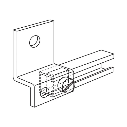 Eaton Bevestigingsbeugel voor c-profiel aan muur