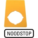 Eaton Schild nood-uit geel hxb=50x33mm noodstop
