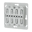 Eaton xComfort Pulsdrukker 55x55mm zonder LED 4-kanalen grijs RAL 7035 126031