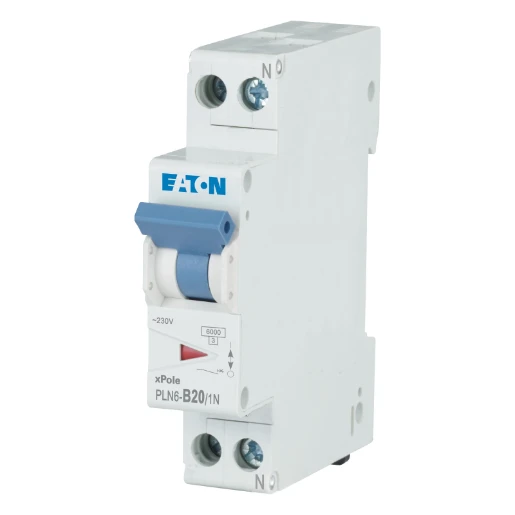 Eaton xPole Installatieautomaat (nul) B20 B karakteristiek 20A 1P+N 1TE 263165