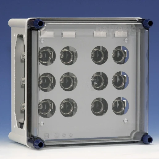 Eaton Krachtgroepenkast DII (met rails) Schroefzekering 4x25A 270x181x270mm 1862814