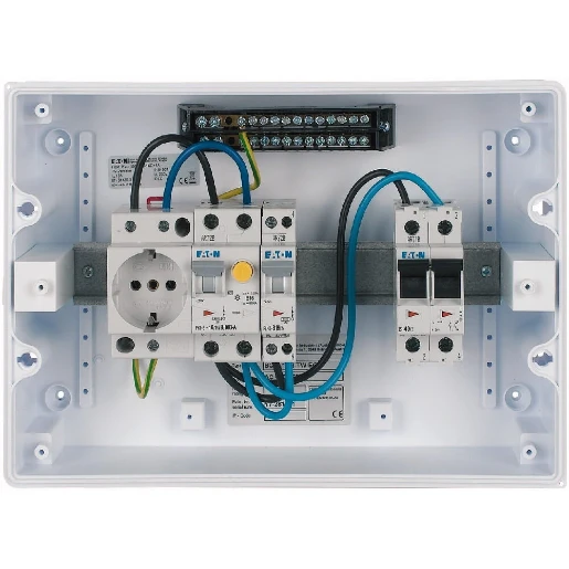 Eaton Installatiekast verdeler PV 1F 2 groepen totaal B 2101004