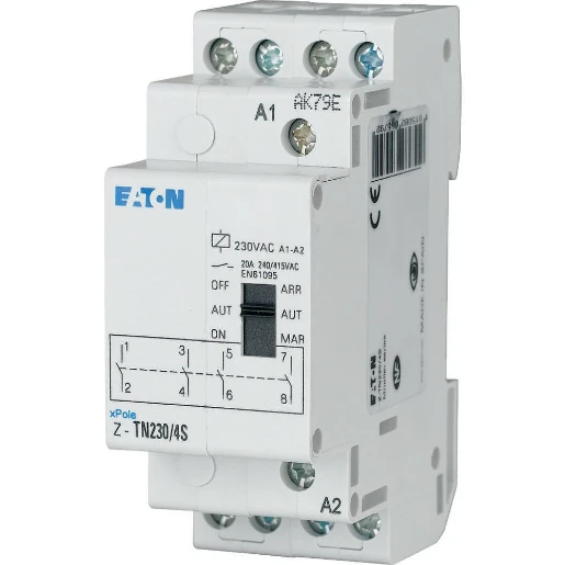 Eaton Installatierelais z 250vac 20a contacten 4m breedte 2te