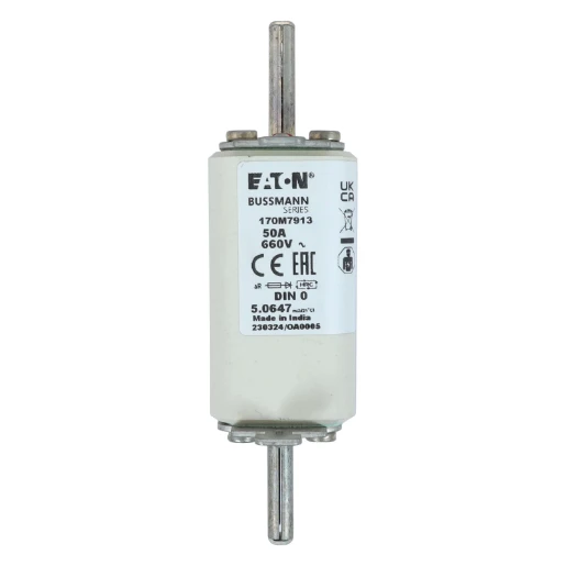 Eaton HOGE SNELHEID ZEKERING Smeltpatroon (mes) Bovenkenmelder 50A