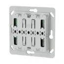 Eaton xComfort Pulsdrukker 55x55mm 2-kanalen grijs RAL 7035 126030