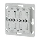 Eaton xComfort Pulsdrukker 55x55mm zonder LED 4-kanalen grijs RAL 7035 126031