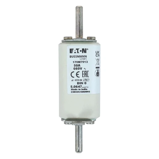 Eaton HOGE SNELHEID ZEKERING Smeltpatroon (mes) Bovenkenmelder 50A