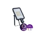 Philips Ledinaire BVP167 LED schijnwerper symm 3000 - 6500K 5500 - 6000lm 264x173mm aanwezigheidsmelder bewegingssensor lichtsensor >80° - Extreem breedstralend IP65 grijs 8720169736184