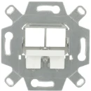 ABB Busch-Jaeger Communicatieadapter Keystone Modular Jack 2-voudig zilver