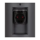 SLV M-Pol verlichtsstandaard met 2 contactdozen Contactdooselement 4xantraciet 1008474