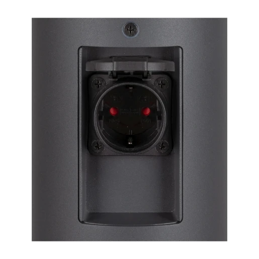 SLV M-Pol verlichtsstandaard met 2 contactdozen Contactdooselement 4xantraciet 1008474