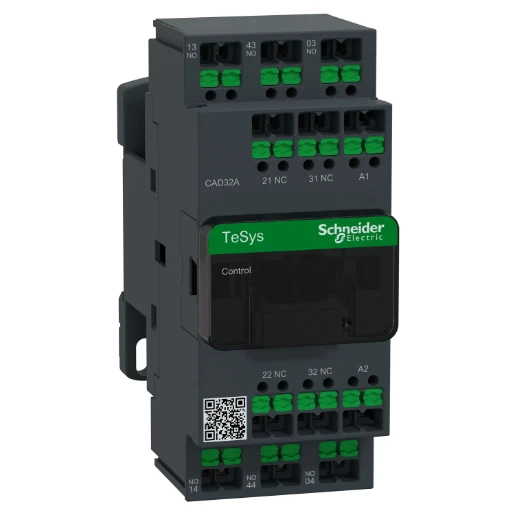 Schneider Electric Hulpcontactor TeSys Deca 3NO 2NC spoel 230V AC snap-in