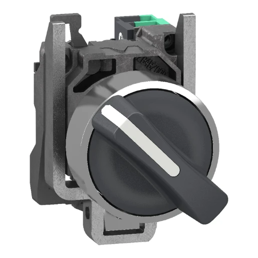 Schneider Electric Keuzeschakelaar Harmony XB4 metaal zwart 22mm 2 standen