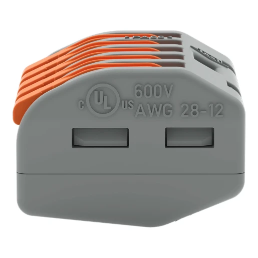 Wago Verbindingsklem 5x2,5mm2 grijs