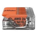 Wago Verbindingsklem compact 5x4mm² transparant