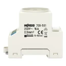 Wago din-rail contactdoos grijs 16A 250V AC contactdoos cee 7/3 (type f) 709-581