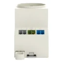 Wago din-rail contactdoos grijs 16A 250V AC contactdoos cee 7/3 (type f) 709-581