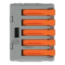 Wago Verbindingsklem 5x2,5mm2 grijs