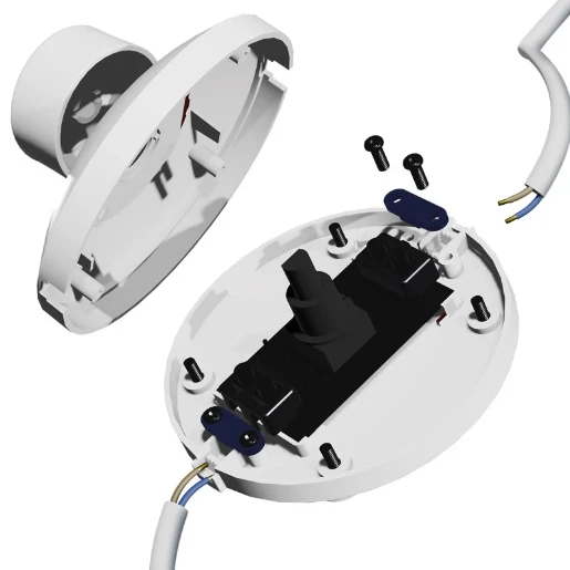 Bailey LED vloerdimmer 230V 0W wit 144257