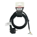 Bizline Aansluitleiding Randaardesteker schuin 3G1.0mm2 zwart 2m