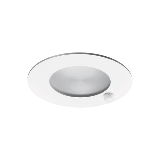 Lumiance Insaver HE Topper 150 PIR Downlight 150 HE topper WW 3000K 740lm 55x55mm 41-80° - Breedstralend IP44 wit 3033920