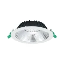 Sylvania Insaver Slim 205 downlight 830 symm 3000K 2350lm 60x60mm 41-80° - Breedstralend Steekklem IP54 0030504