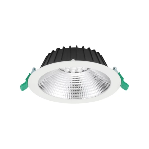 Sylvania Insaver Slim 175 downlight 840 symm 4000K 1700lm 60x60mm 41-80° - Breedstralend Steekklem IP54 0030503