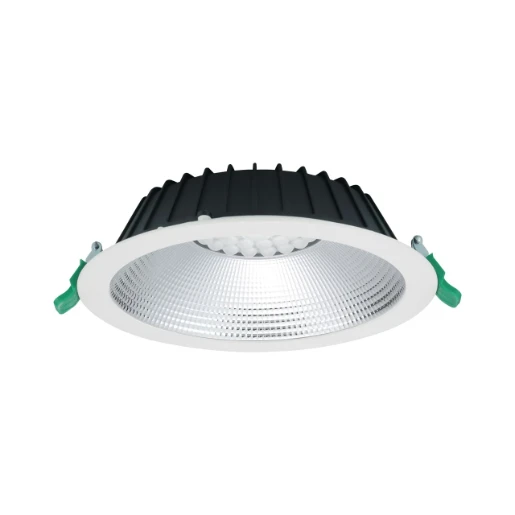 Sylvania Insaver Slim 225 downlight 830 symm 3000K 2950lm 60x60mm 41-80° - Breedstralend Steekklem IP54 0030506