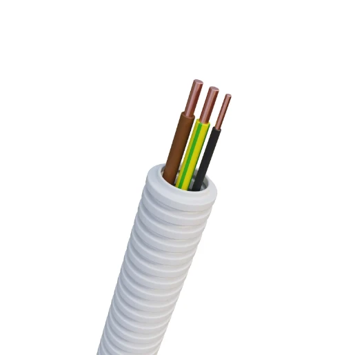 Nexans N-LINE16 H07V-U Eca VD2G2,5+1,5 GG bruin +zwart R100