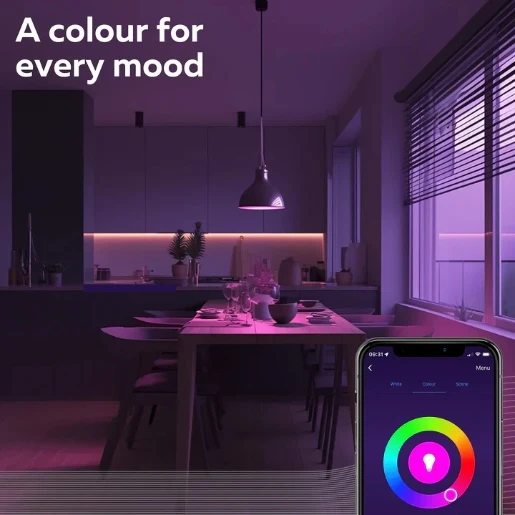 Calex Smart Home GU10 LED-lamp wifi RGB+W 2200K 345lm PAR16 54mm 100° 220V dimbaar gematteerd rgbw amazon alexa google assistant 142837