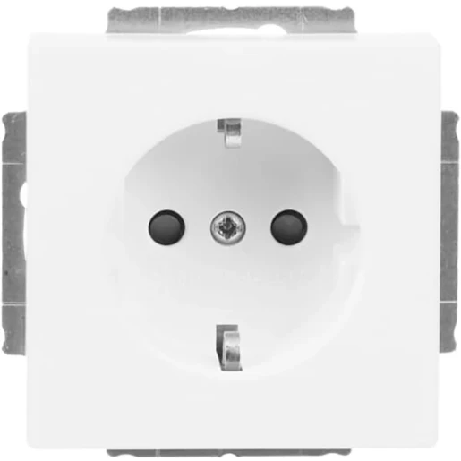 ABB Busch-Jaeger Future wandcontactdoos centraalplaat inbouw 16A 230V RA KV Mat wit RAL 9016 IP20 2CKA002013A5443