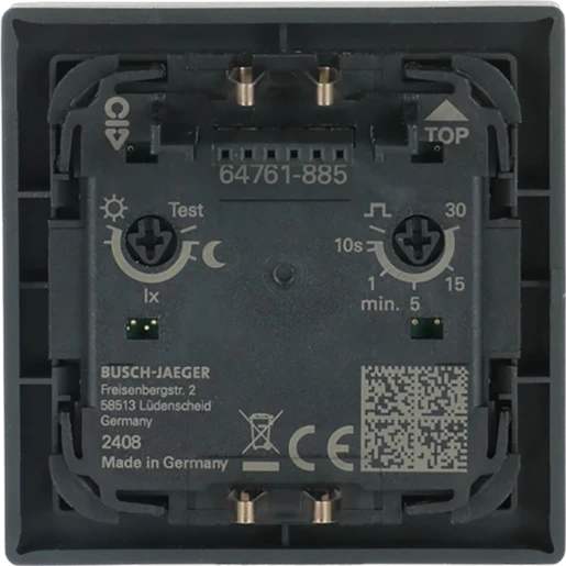 ABB Busch-Jaeger Future bw standaardsensor mat inbouw 1.2m IP21 0° zwart RAL 9005 2CKA006800A2932