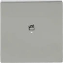 ABB Busch-Jaeger F@home bedieningswip scene aan / uit enkele wip RVS 2CKA006220A0416