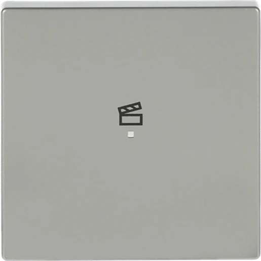 ABB Busch-Jaeger F@home bedieningswip scene aan / uit enkele wip RVS 2CKA006220A0416