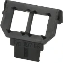 ABB Busch-Jaeger Balance SI Solo carat Alpha Im Inzetplaat Lucent Modular-Jack Basiselement 2 connectoren Zonder label antraciet 2CKA001764A0281